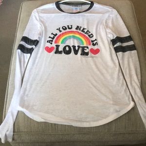“All You Need Is Love” long sleeve tee